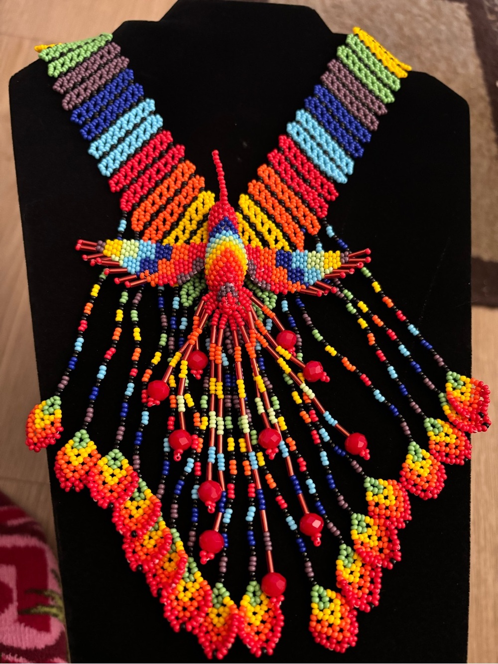 Mexican Handmade Chaquira Beaded necklace